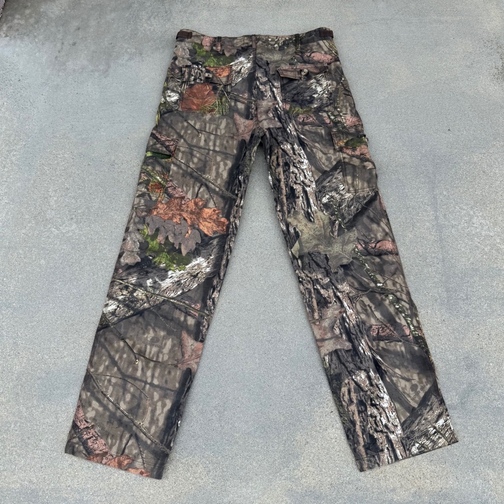 Rustic Ridge Mens Mossy Oak Camo Cargo Pants Ripstop Hunting Tactical Size M - Picture 7 of 10